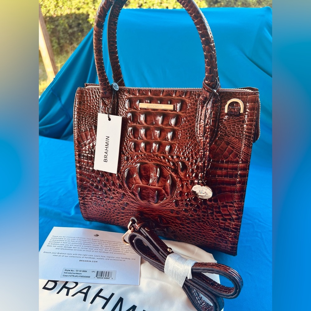 Sold on another site New Brahmin Small Caroline Pecan Melbourne